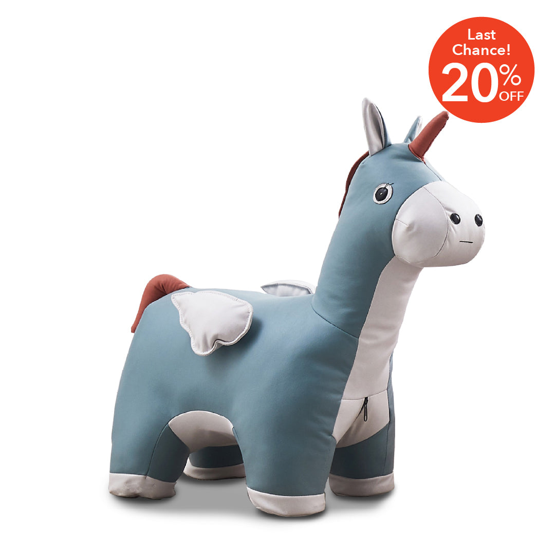 UNICORN Stool (White + Light Green)