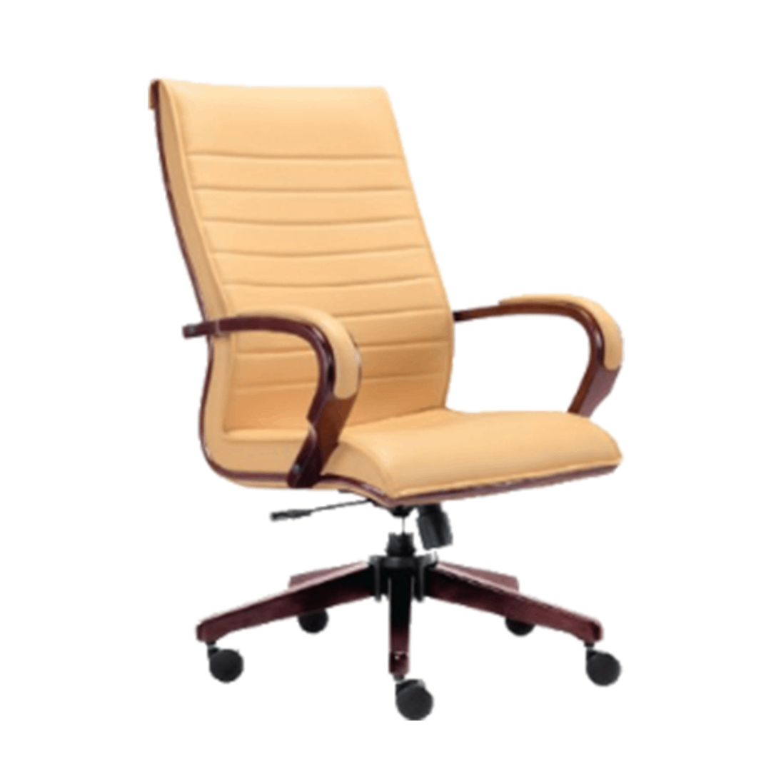 UPMOST Wooden High Back Chair