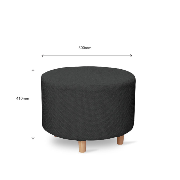 URA Foot Stool Crow Black