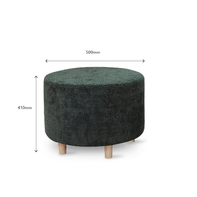 URA Foot Stool Dark Green