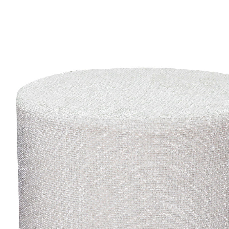 URA Foot Stool White Cream