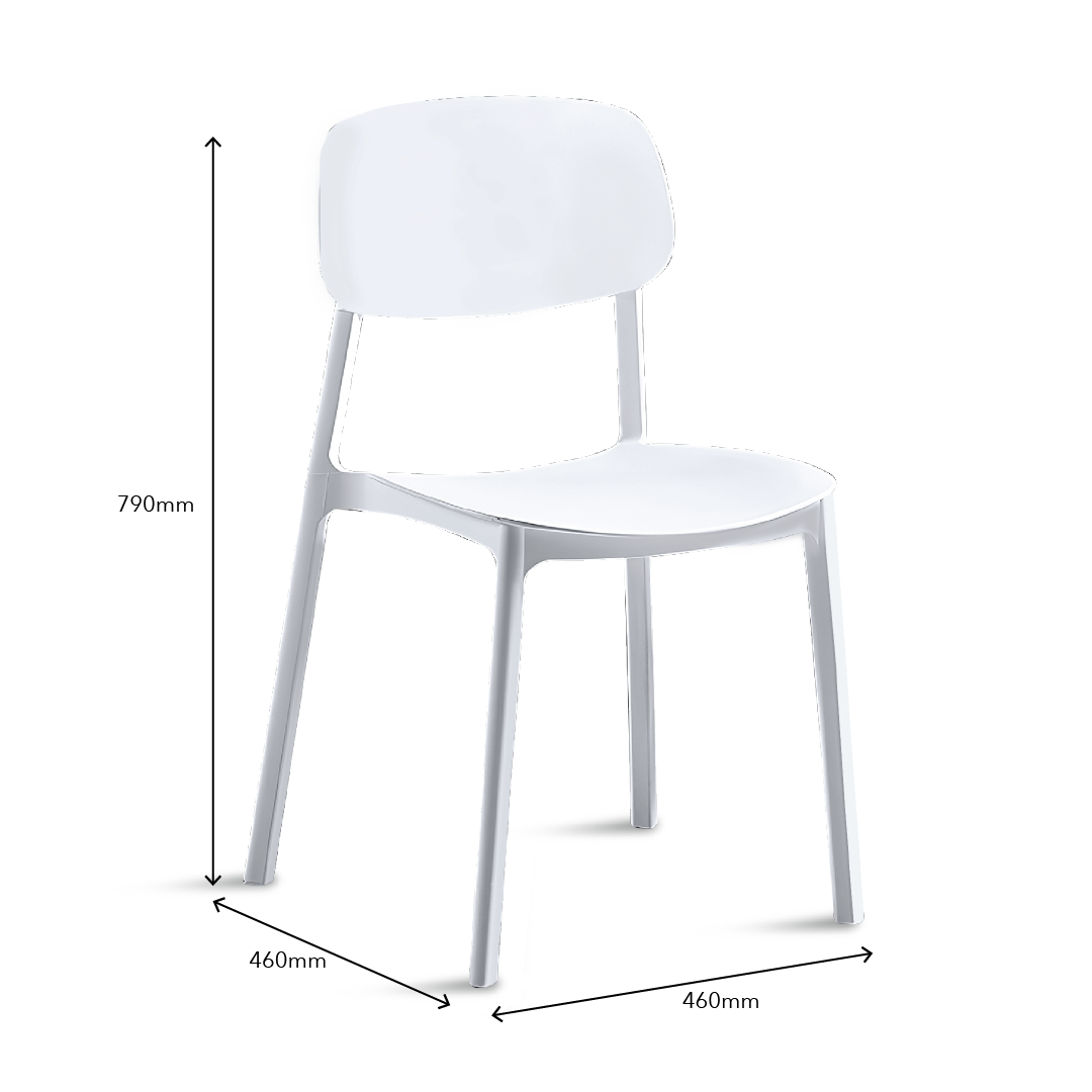 VALORY Cafe Chair White