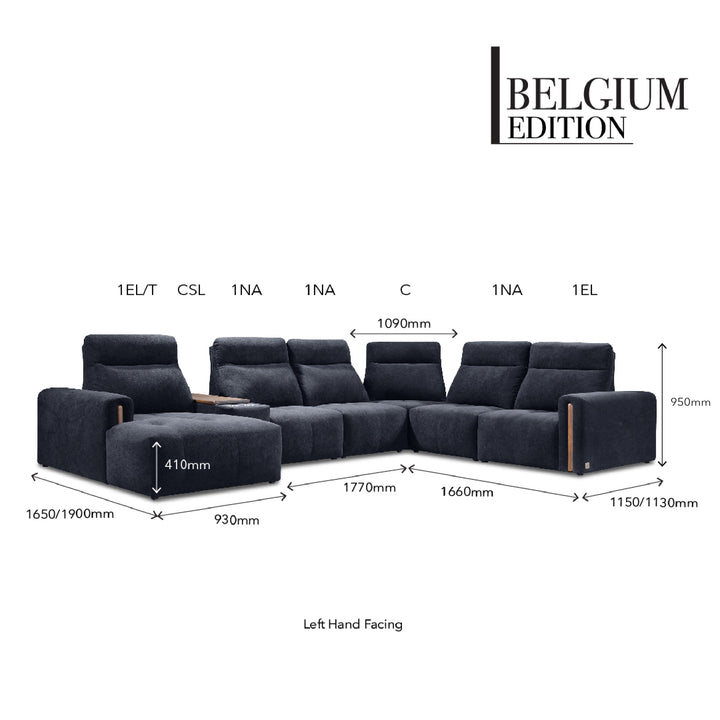 VASANTHA Push Back Corner Sofa