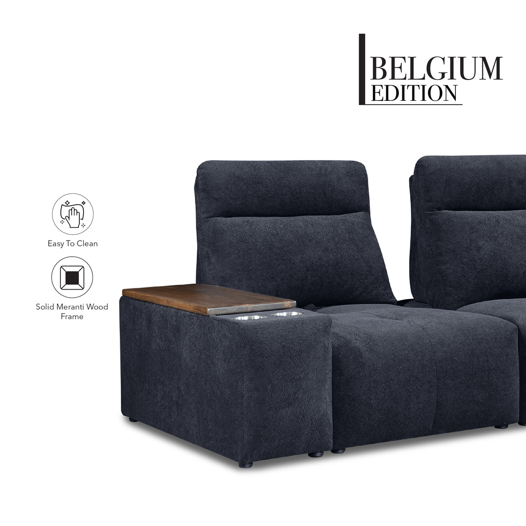 VASANTHA Push Back L-Shape Sofa