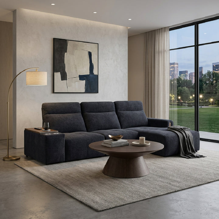VASANTHA Push Back L-Shape Sofa