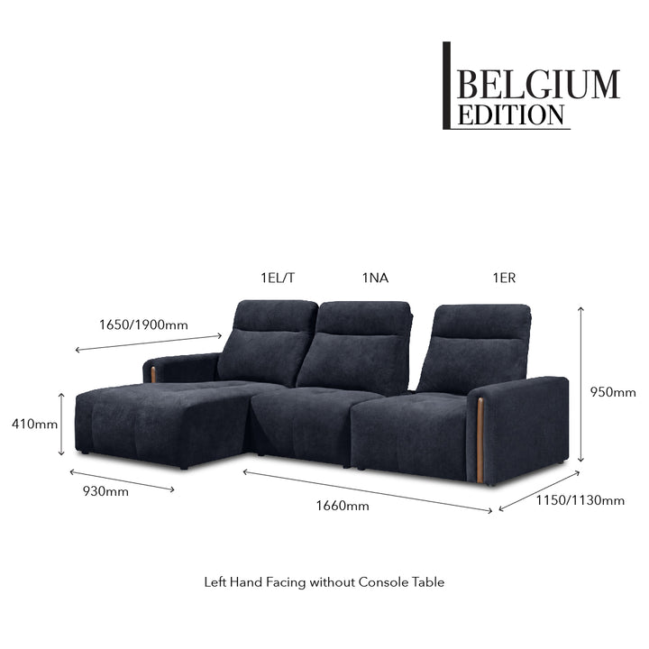 VASANTHA Push Back L-Shape Sofa