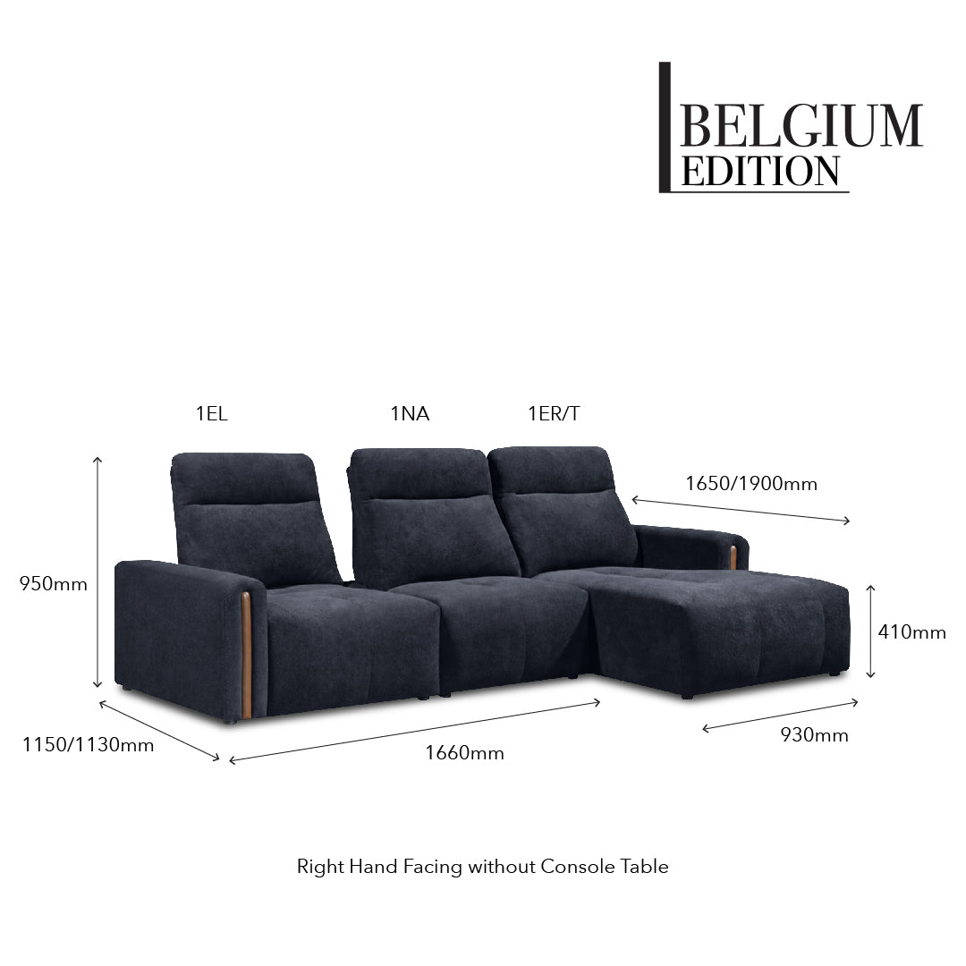 VASANTHA Push Back L-Shape Sofa