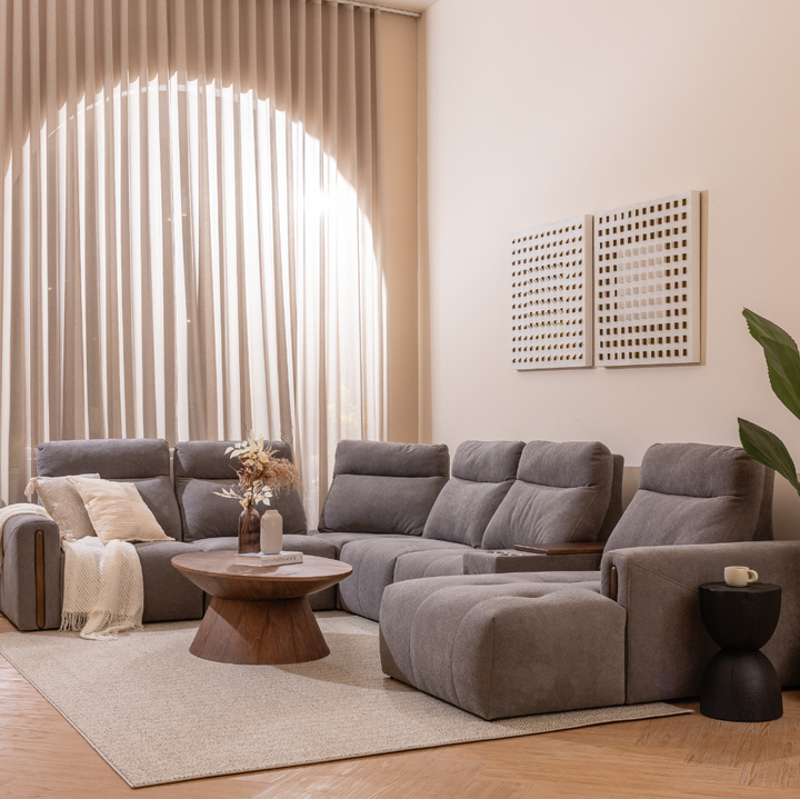 VASANTHA Push Back Corner Sofa