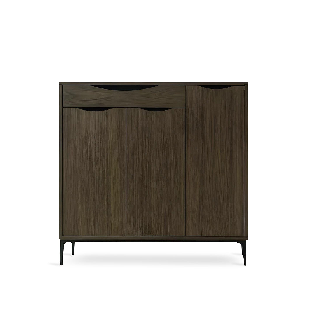 VASTIA Shoes Cabinet Walnut