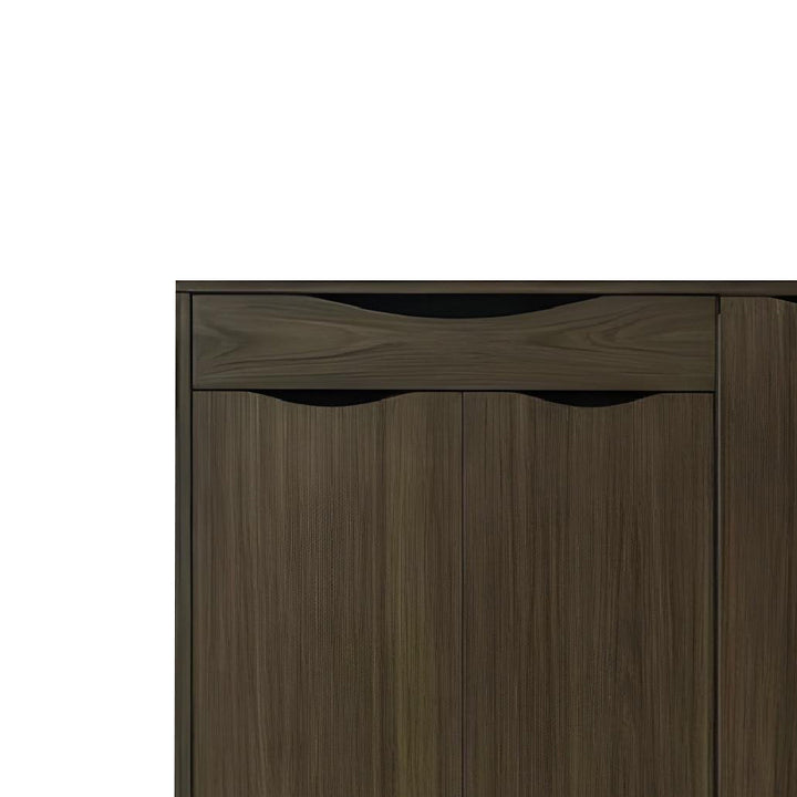 VASTIA Shoes Cabinet Walnut