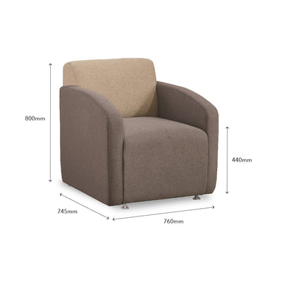 VERSA 1 Seater Sofa with Armrest