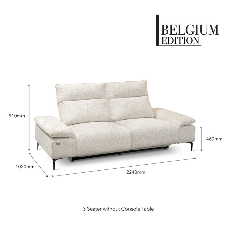 VIANA 3 Seater Recliner Sofa