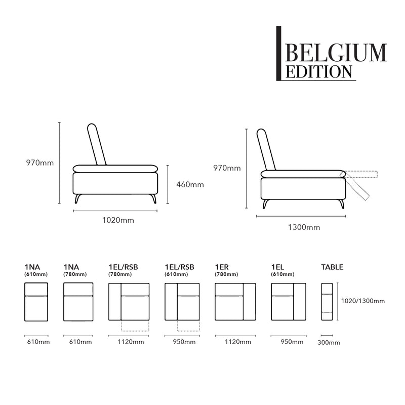 VIANA II 2 Seater Recliner Sofa