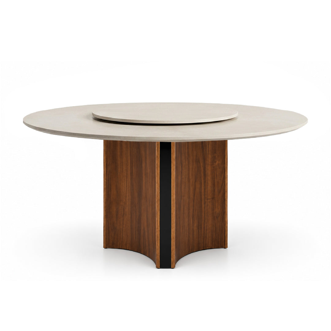 VIERRA Natural Stone Oval Dining Table