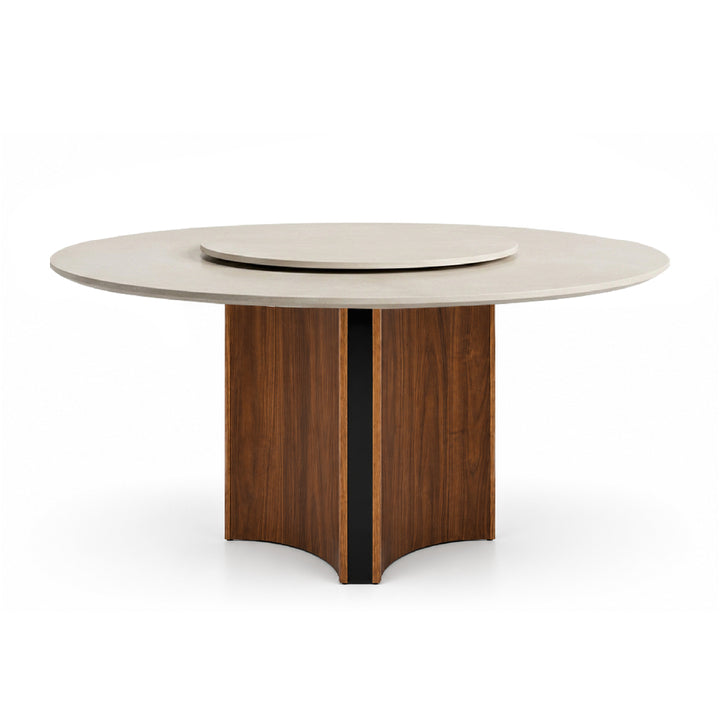 VIERRA Natural Stone Oval Dining Table