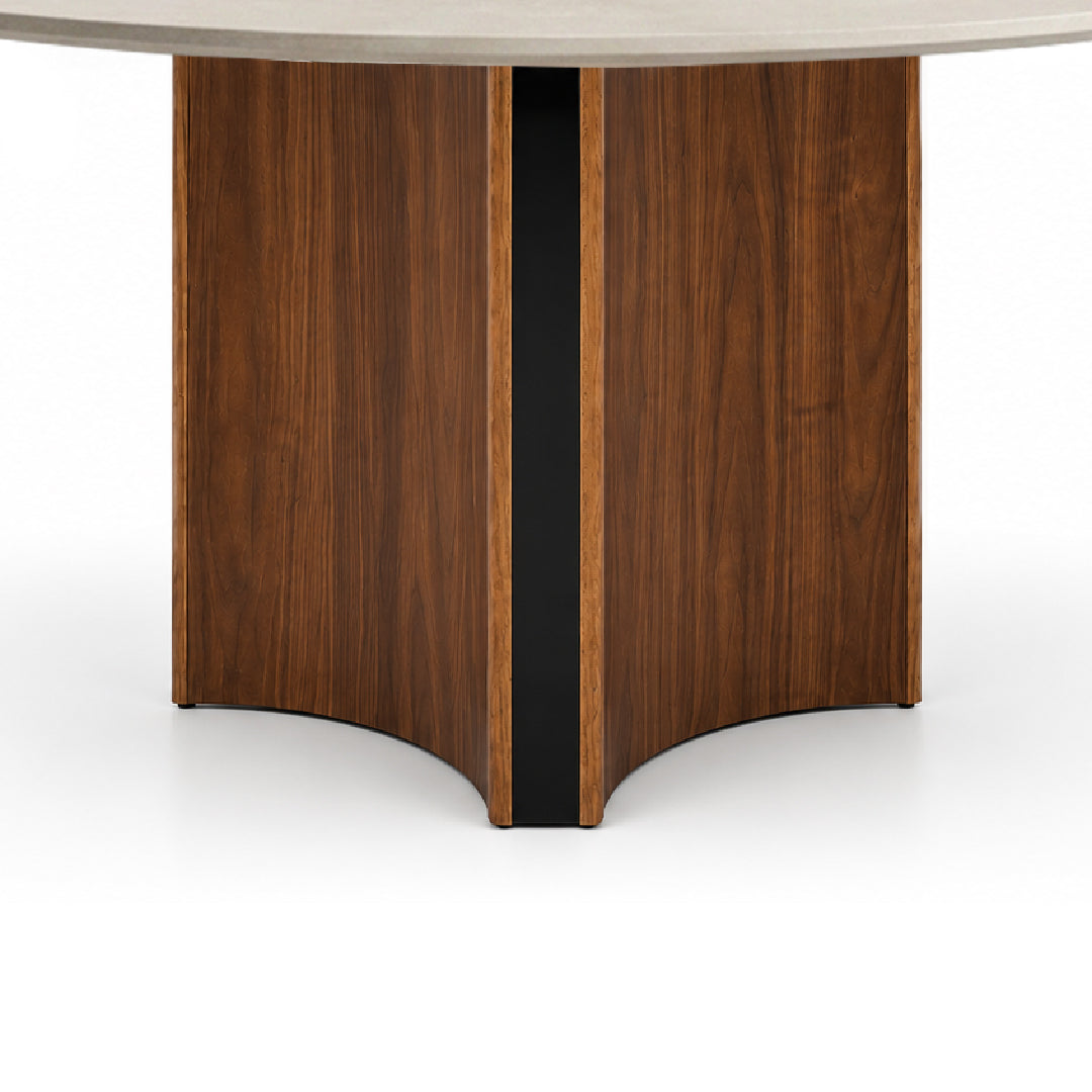 VIERRA Natural Stone Oval Dining Table