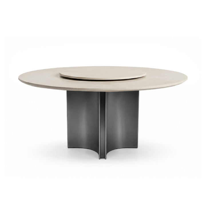VIERRA Natural Stone Oval Dining Table