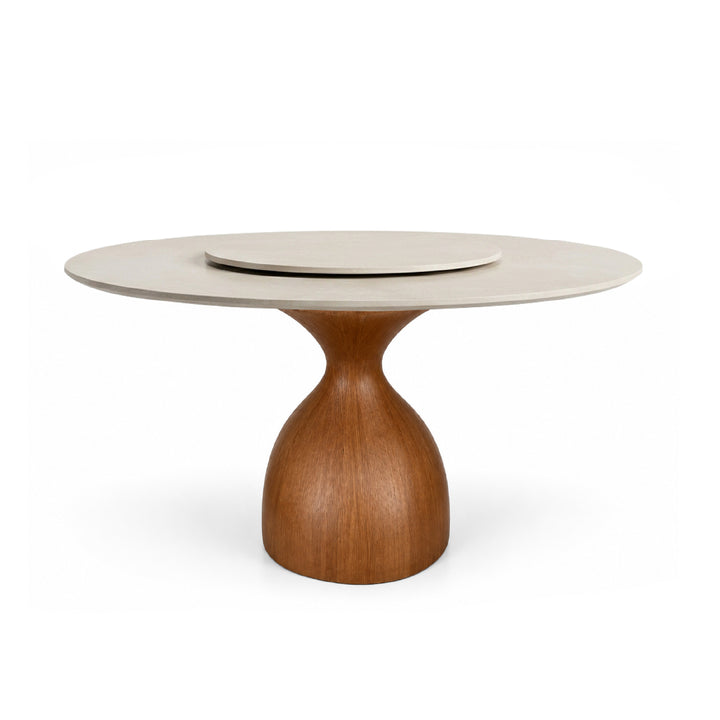 VIERRA Natural Stone Oval Dining Table