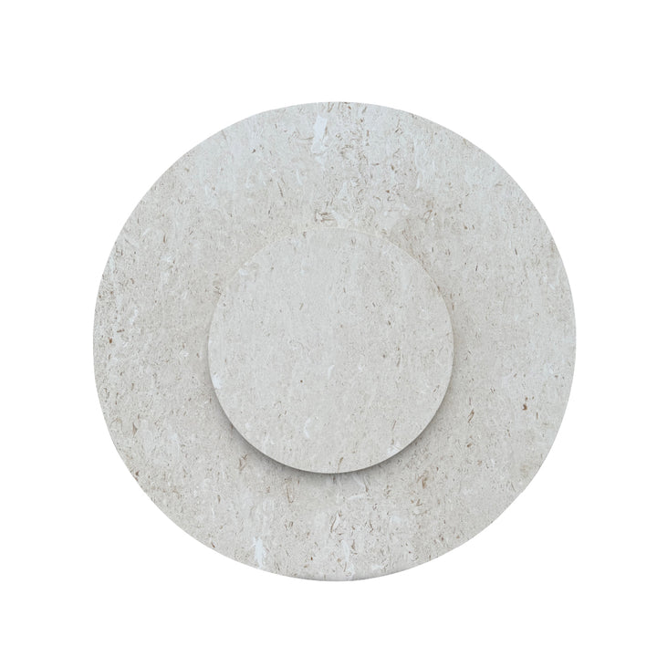 VIORA Natural Stone Oval Dining Table