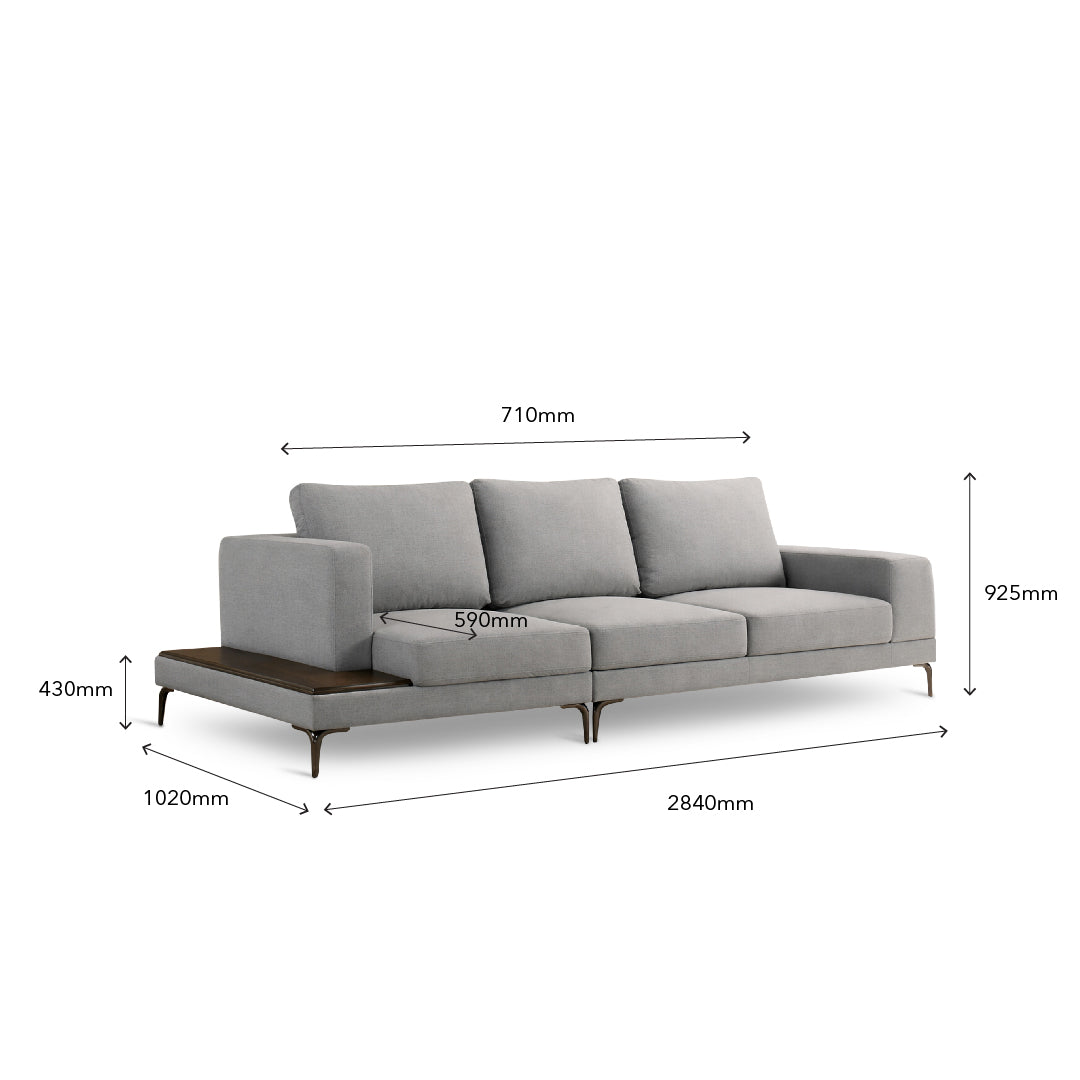 VOLLEY 3 Seater Sofa