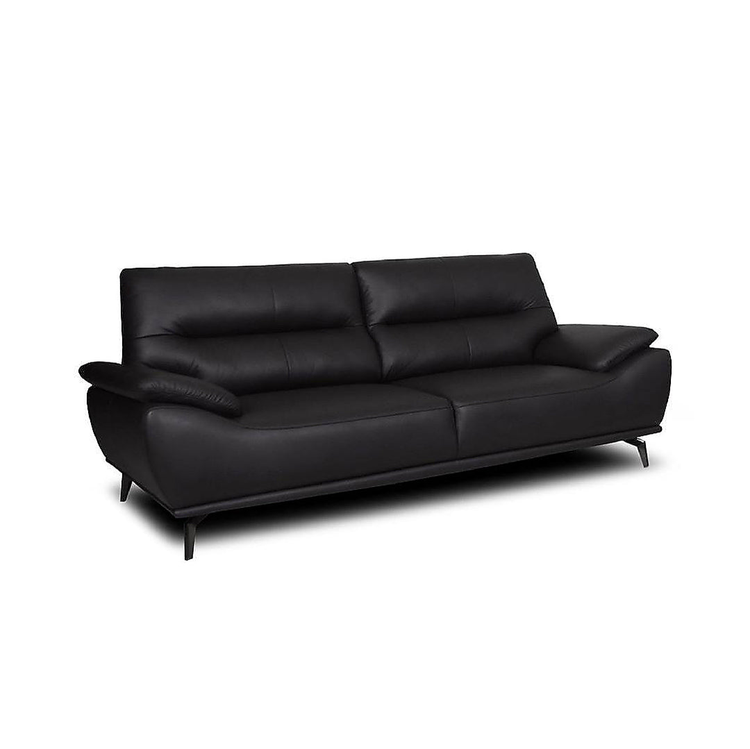 WALTER Half Leather 1 Seater Sofa