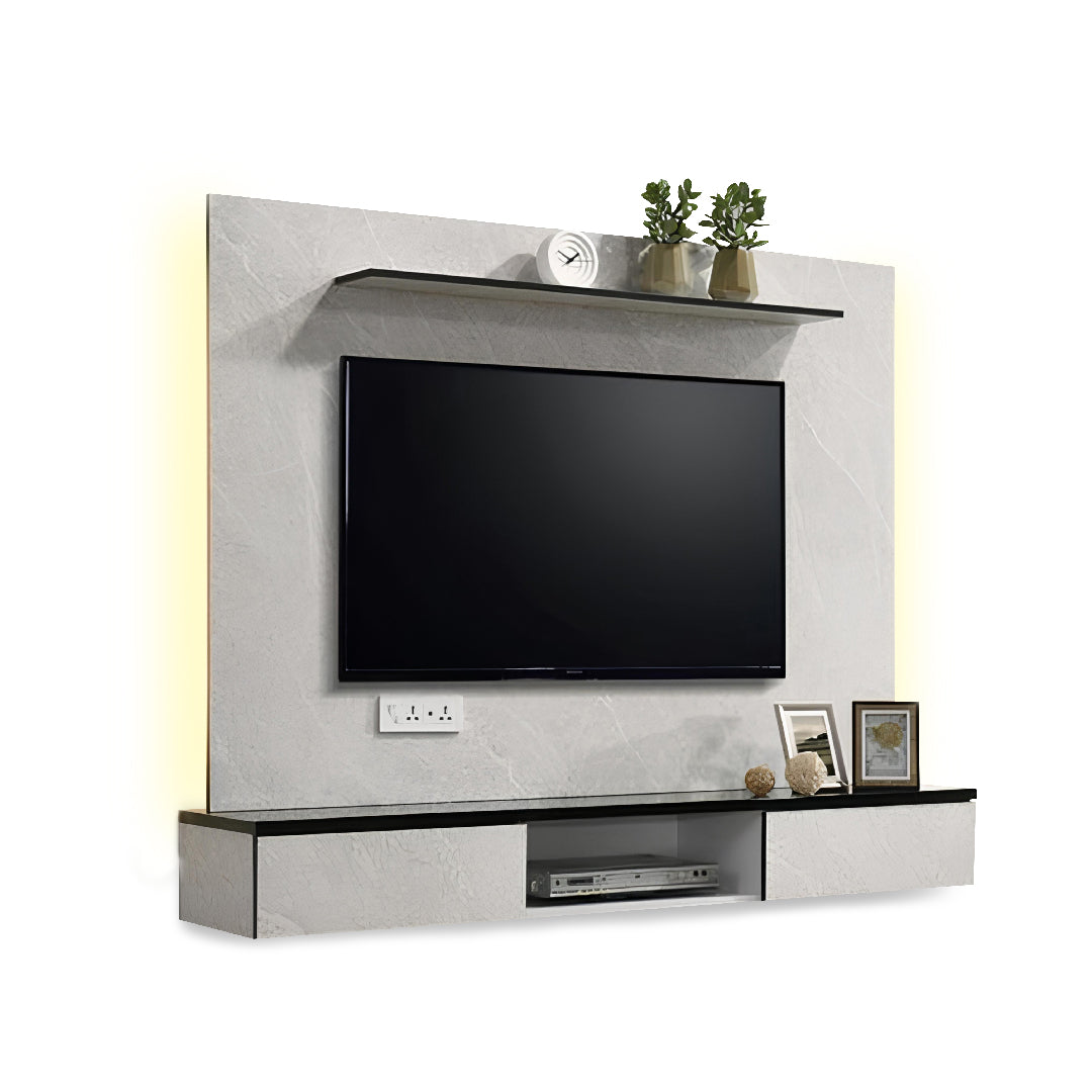 WAYLON Marble Wall Mounted TV Cabinet