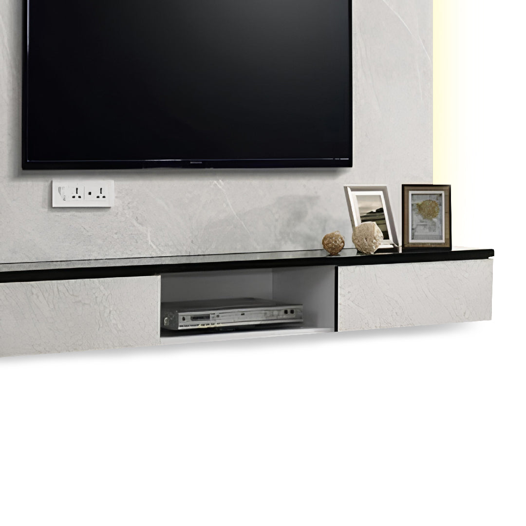 WAYLON Marble Wall Mounted TV Cabinet