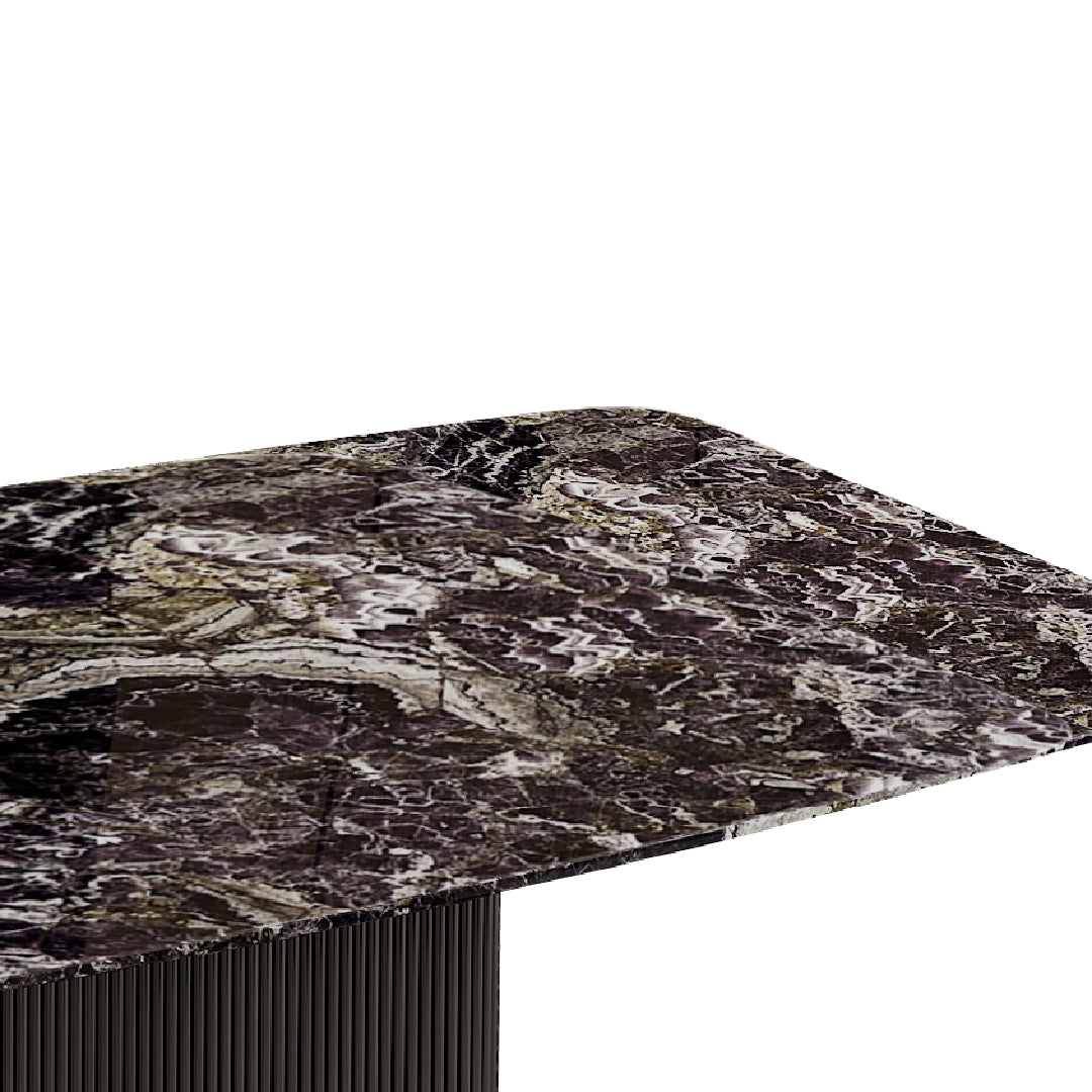 WELLS Crystal Marble Dining Table