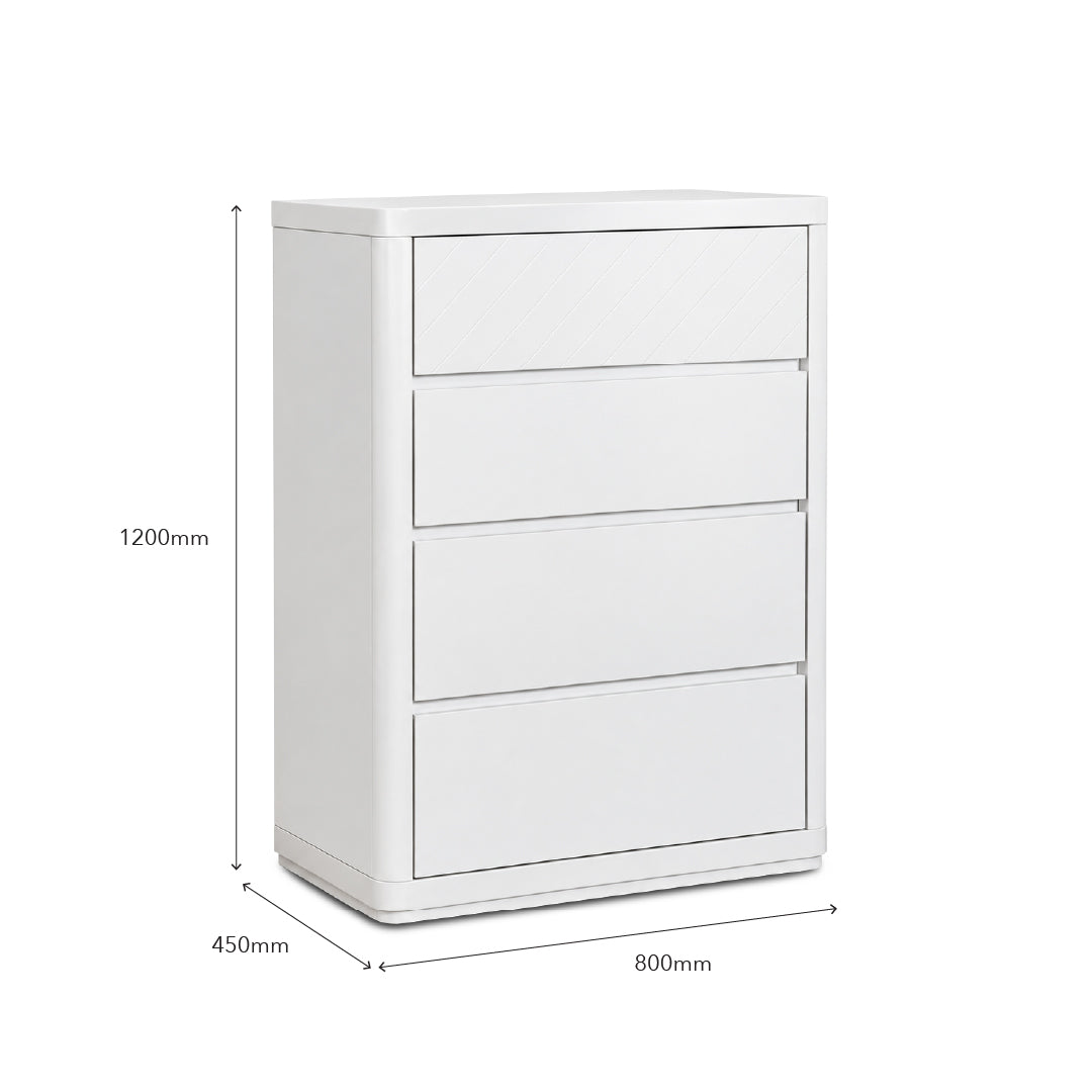 WHILEY 4 Drawer Chest of Drawer