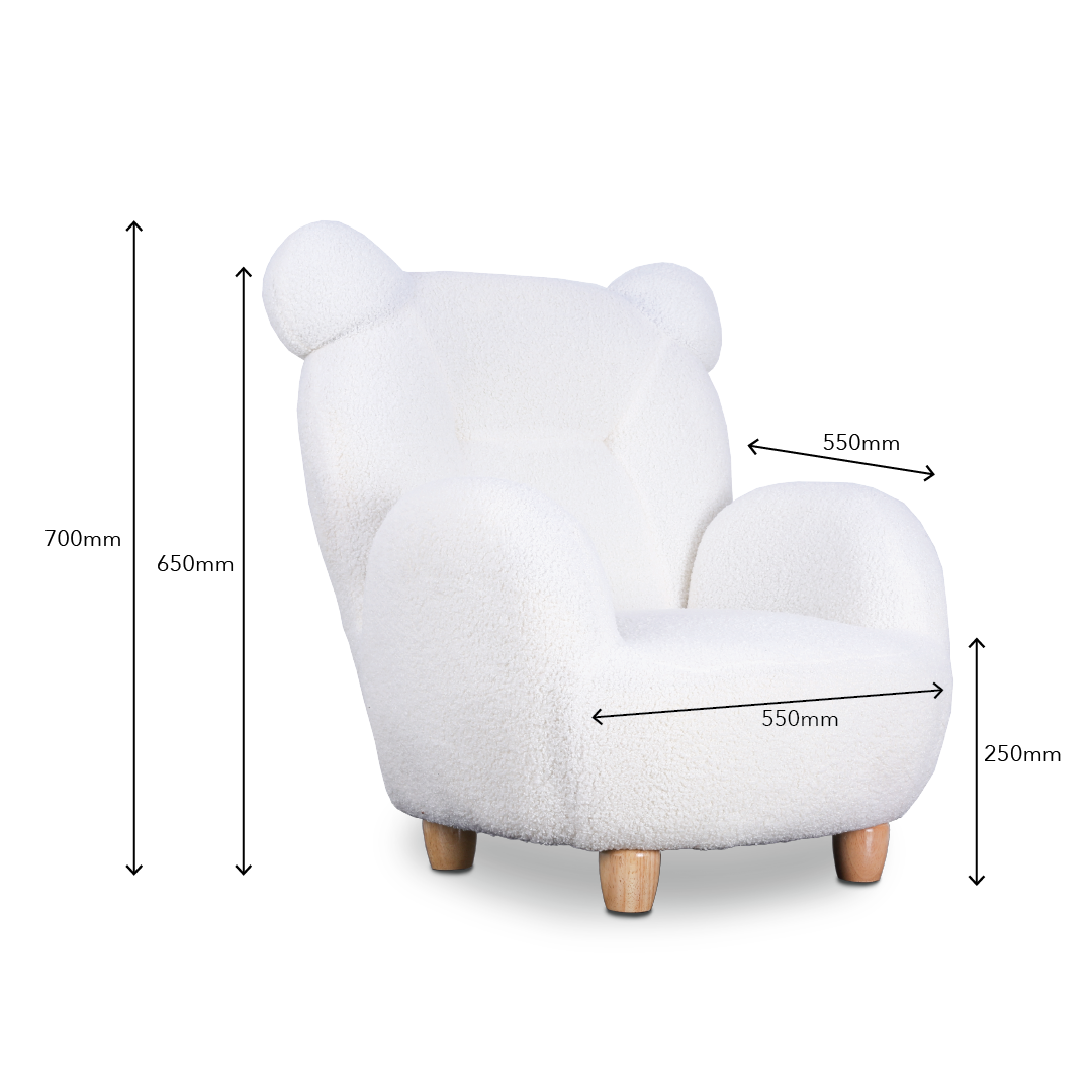 WHITE BEAR Kids Sofa