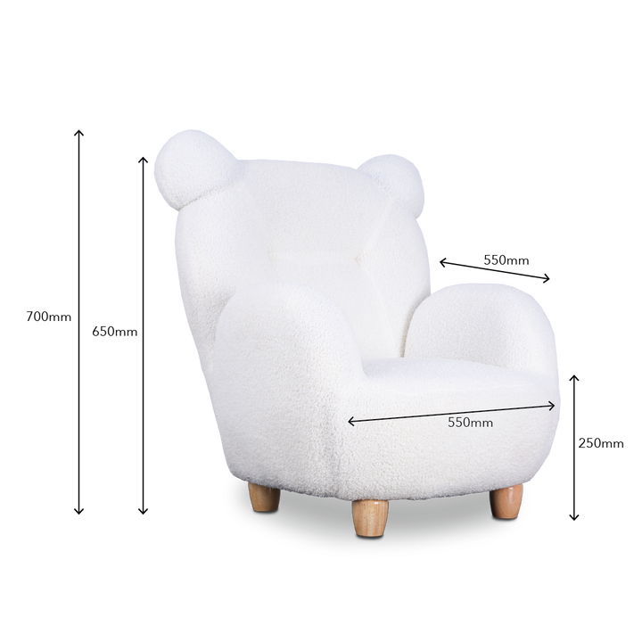 WHITE BEAR Kids Sofa