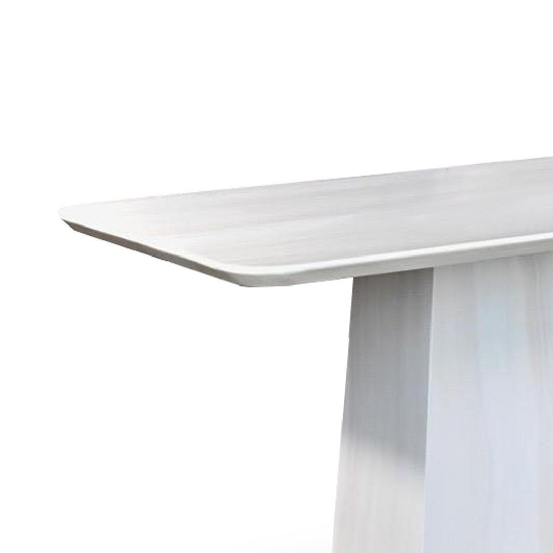 WILLOWAN Rectangle Marble Dining Set