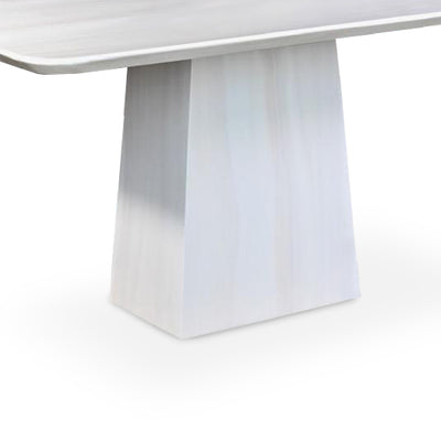 WILLOWAN Rectangle Marble Dining Set