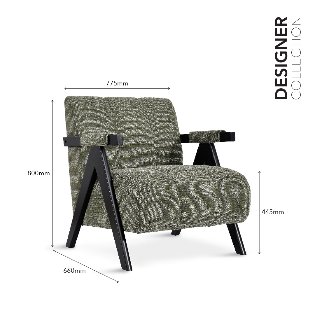 WREN Accent Chair with Ottoman