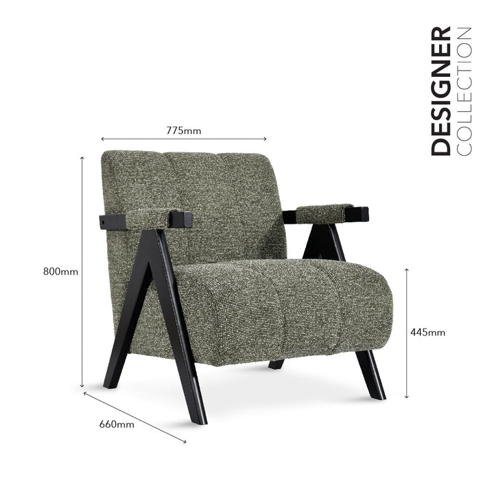 WREN Accent Chair with Ottoman