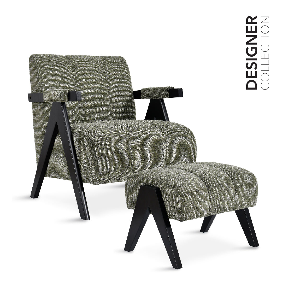 WREN Accent Chair with Ottoman