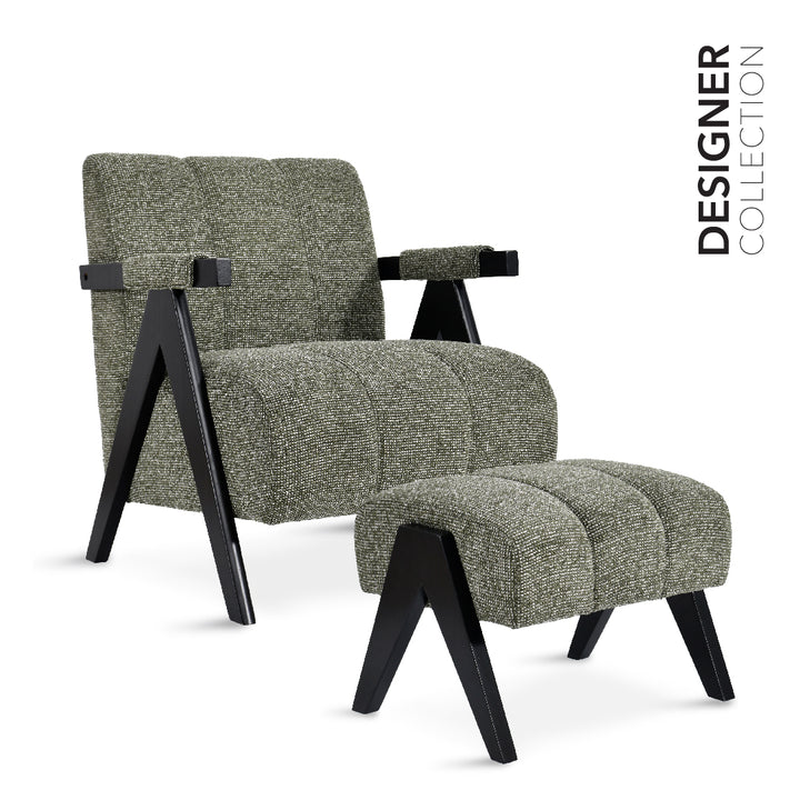 WREN Accent Chair with Ottoman