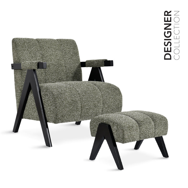 WREN Accent Chair with Ottoman
