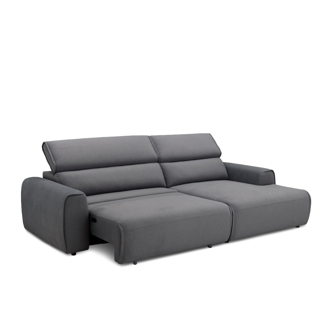 WAJIHA L-Shape Power Slide Out Sofa