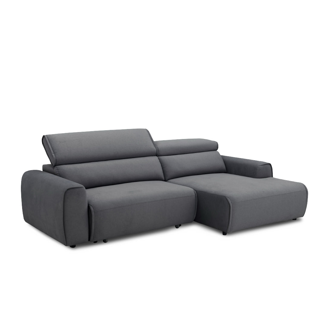 WAJIHA L-Shape Power Slide Out Sofa