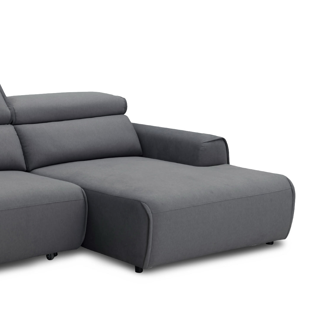 WAJIHA L-Shape Power Slide Out Sofa