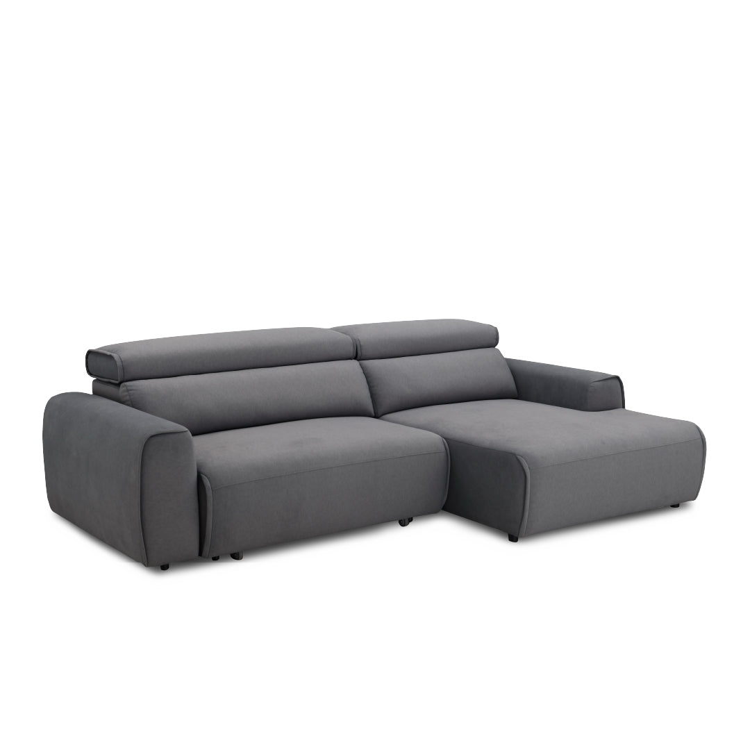 WAJIHA L-Shape Power Slide Out Sofa