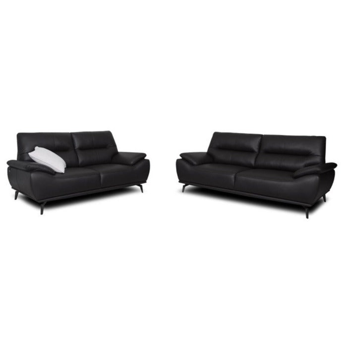WALTER Half Leather 2 Seater Sofa