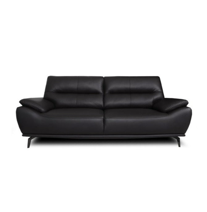 WALTER Half Leather 1 Seater Sofa