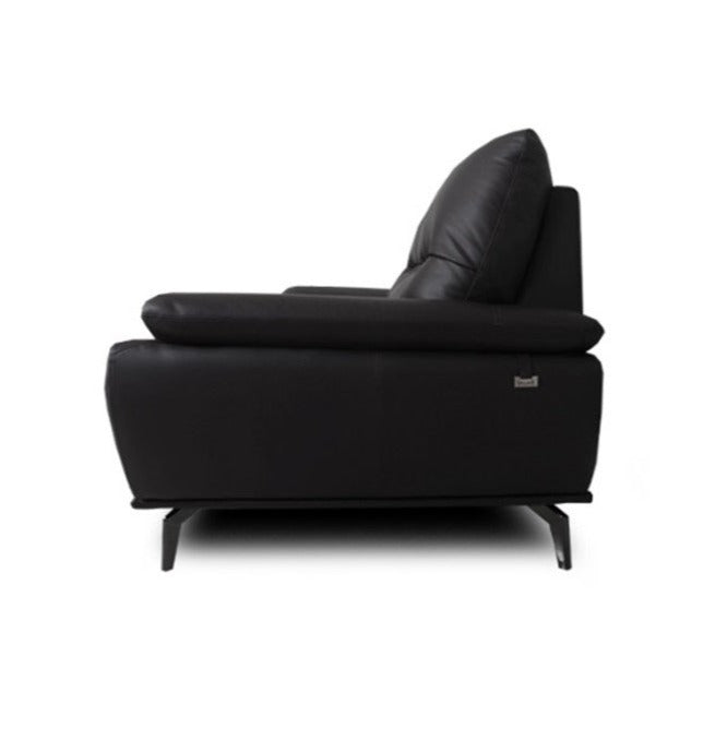 WALTER Half Leather 2 Seater Sofa