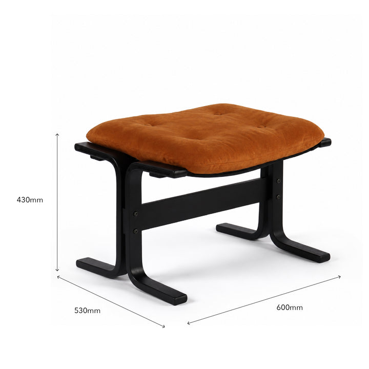 WENDA Designer Lounge Chair with Ottoman