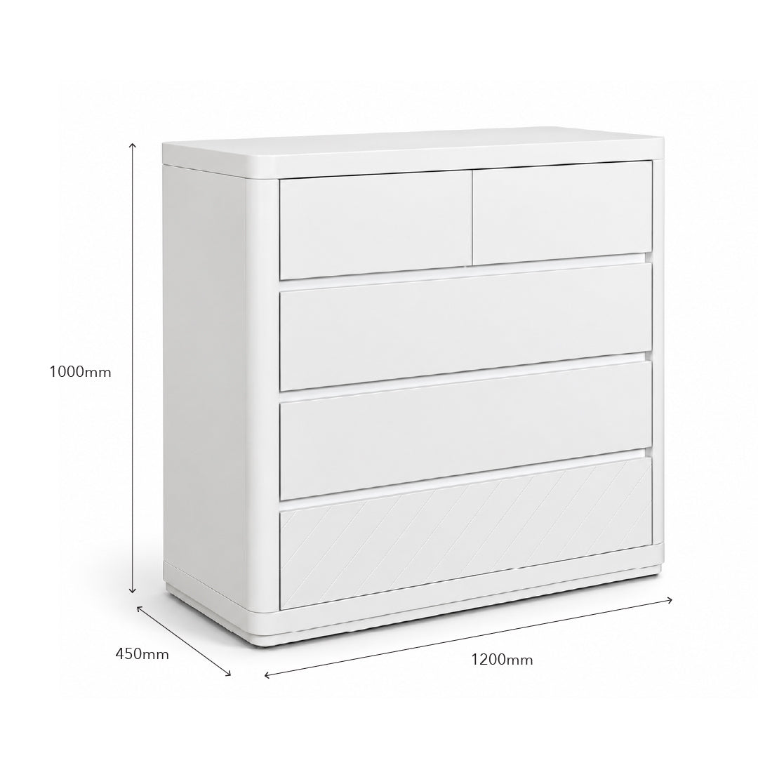 WHILEY 5 Drawer Chest of Drawer