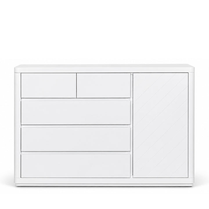 WHILEY 5 Drawer & 1 Door Chest of Drawer