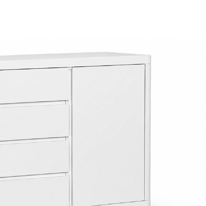 WHILEY 5 Drawer & 1 Door Chest of Drawer