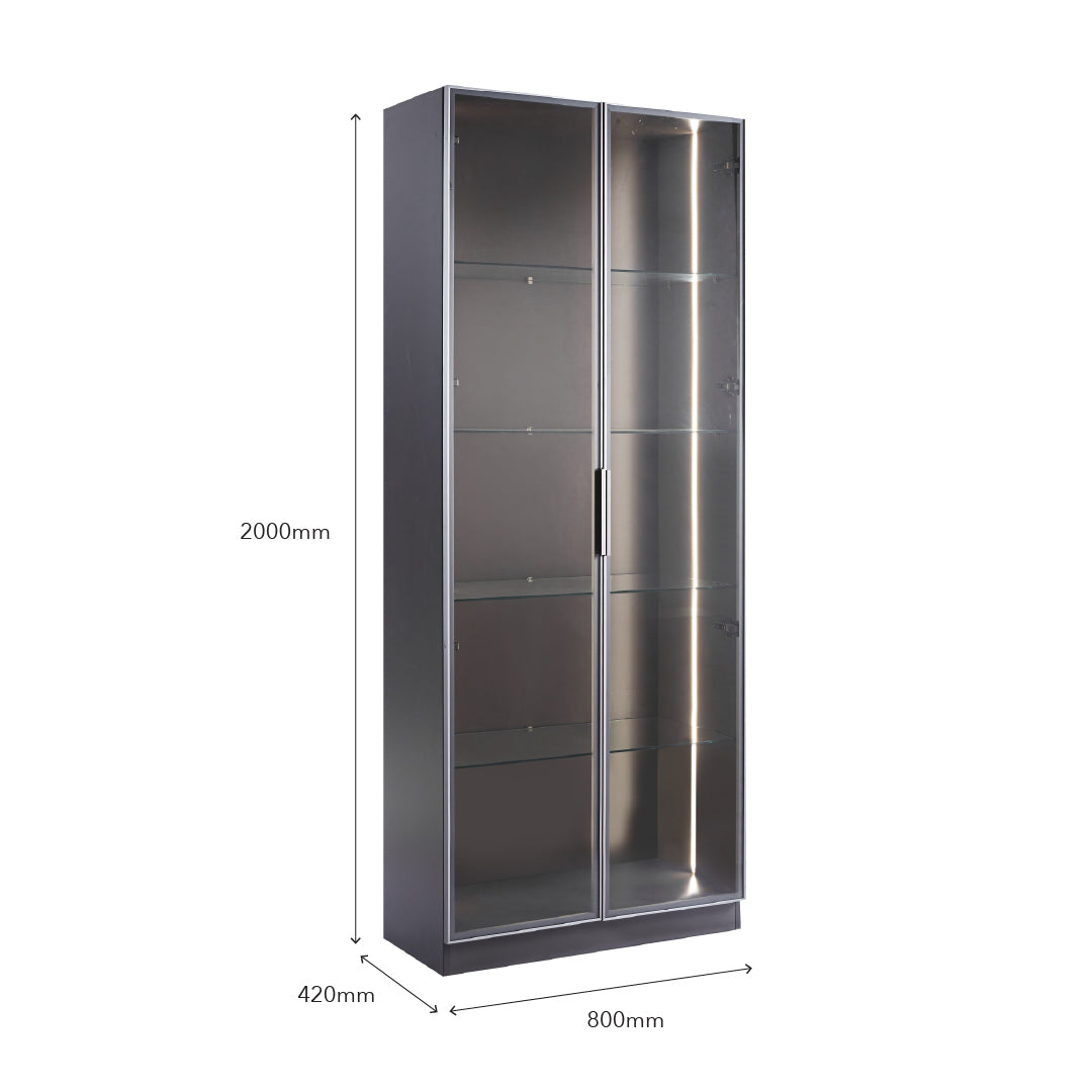 WINNET 2 Door Display Cabinet